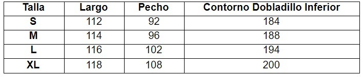 tallas