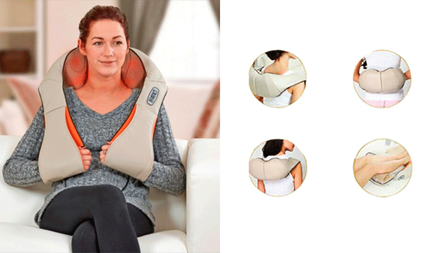 Masajeador cervical shiatsu 3D
